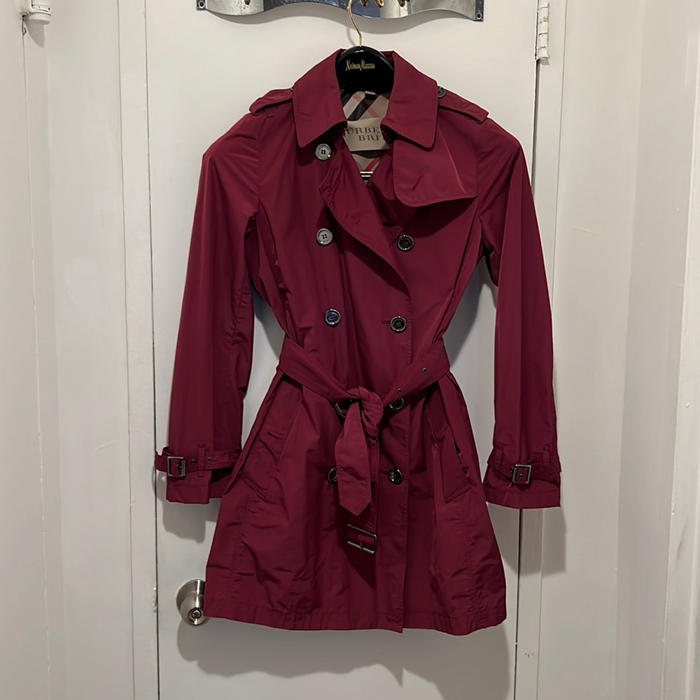 Burberry Brit rain coat size 6